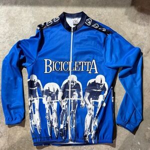 Parentini Navy Cycling Jacket